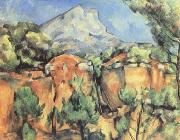 Mont Sainte-Victoire Seen from the Quarry at Bibemus (mk09) Paul Cezanne